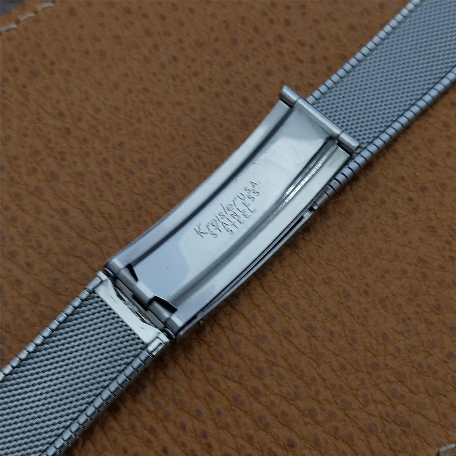18mm 19mm 1960s Kreisler USA Unused Stainless Steel nos Vintage Watch Band