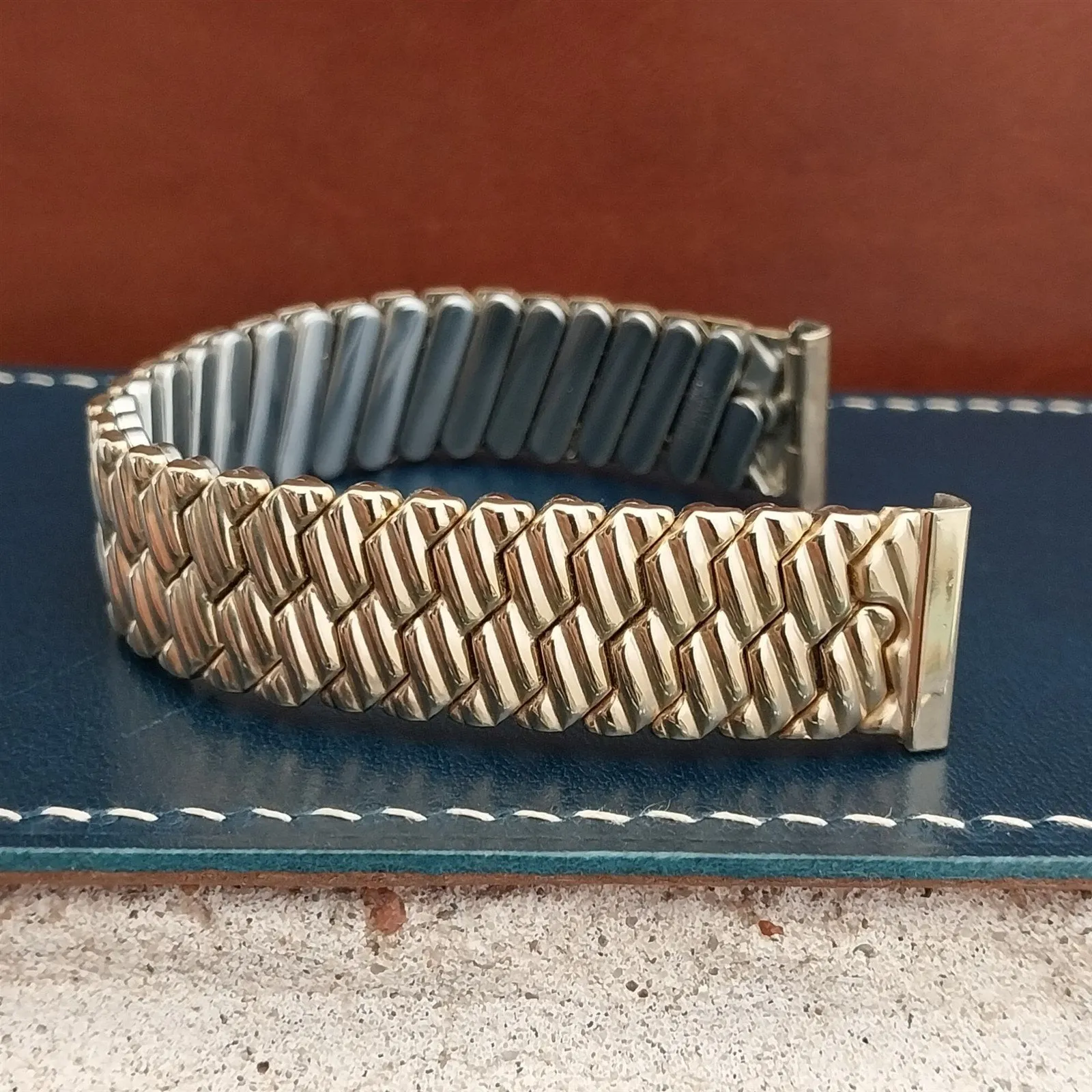 1940s 10k Gold-Filled nos1950s Expansion Vintage Watch Band Drema USA
