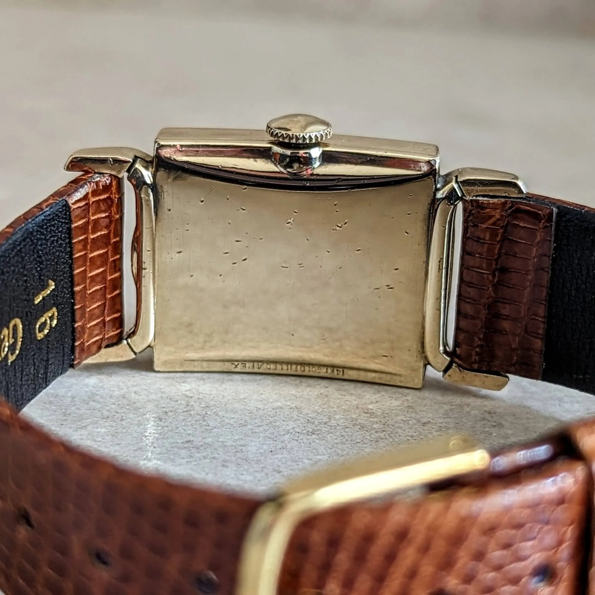 1950 LORD ELGIN Wristwatch 23 Jewels Grade 626 6 ADJ’s U.S.A. Made Vintage Watch