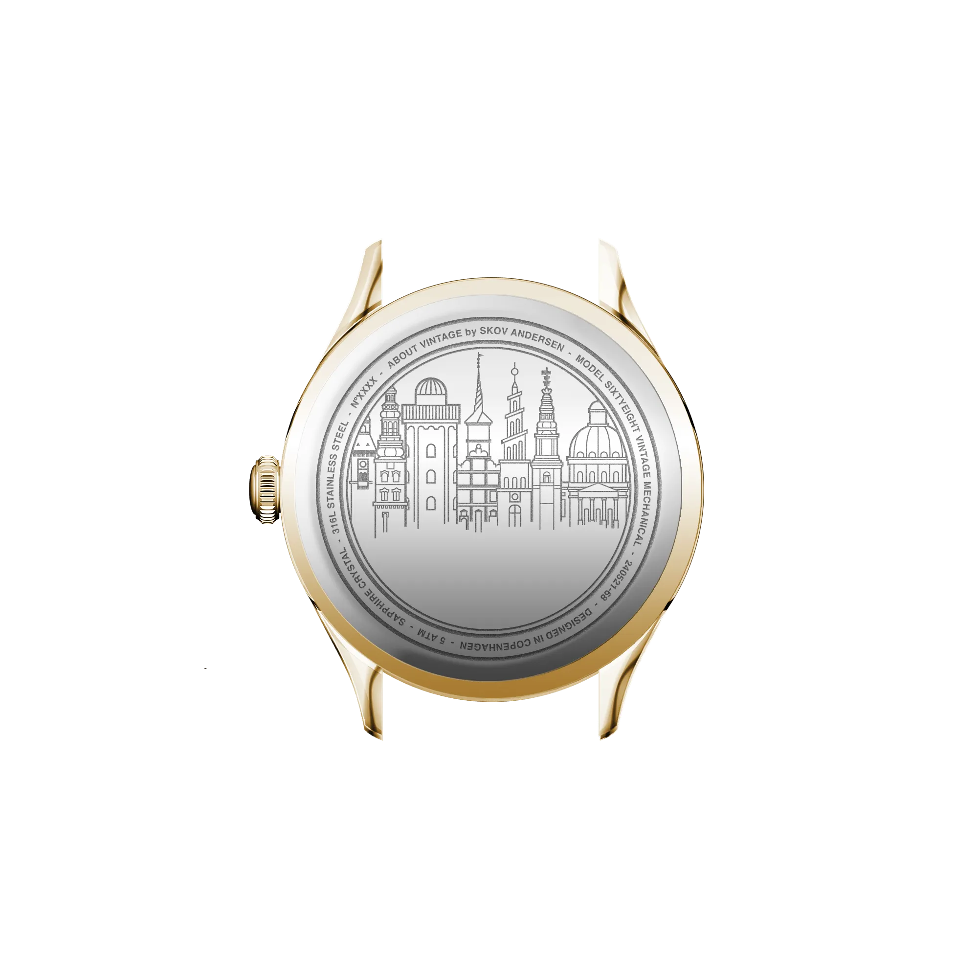 1968 Mechanical (Hand-Wound), Gold / Black