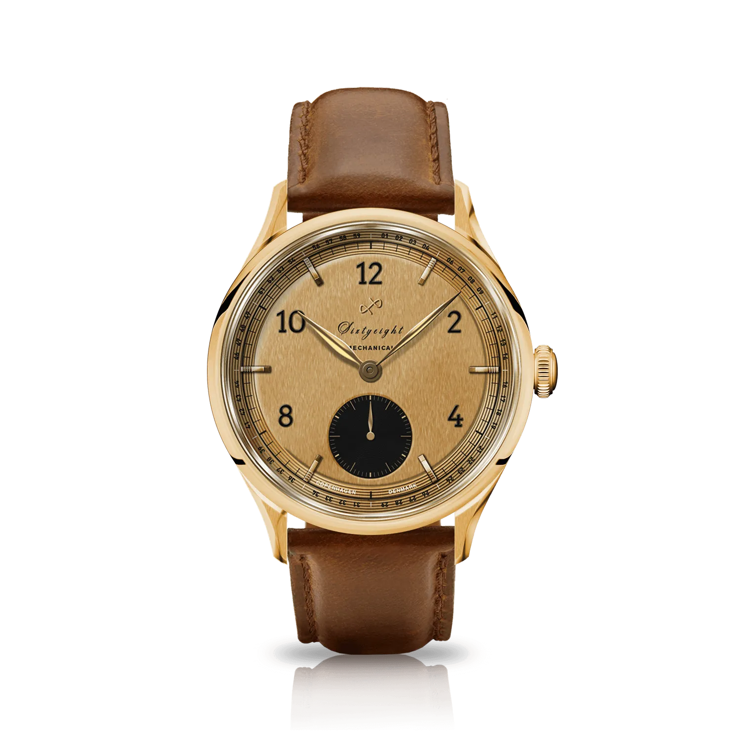1968 Mechanical (Hand-Wound), Gold / Black