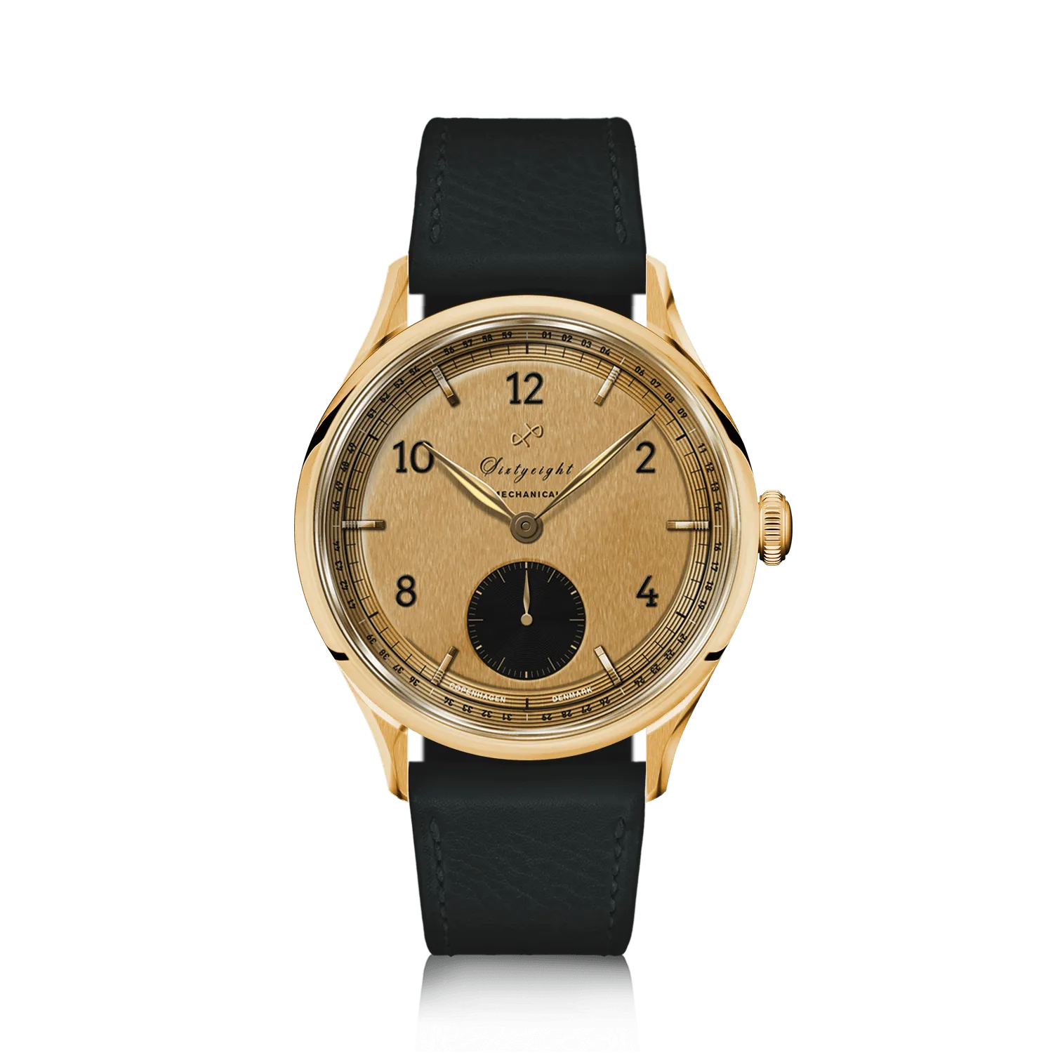 1968 Mechanical (Hand-Wound), Gold / Black