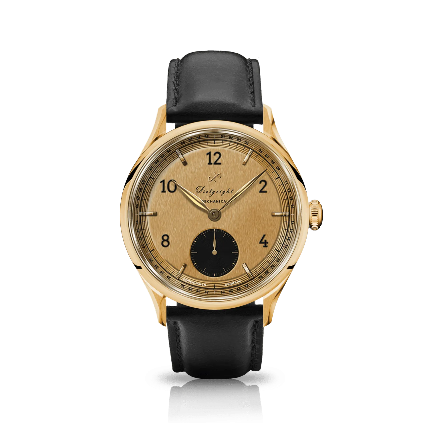 1968 Mechanical (Hand-Wound), Gold / Black