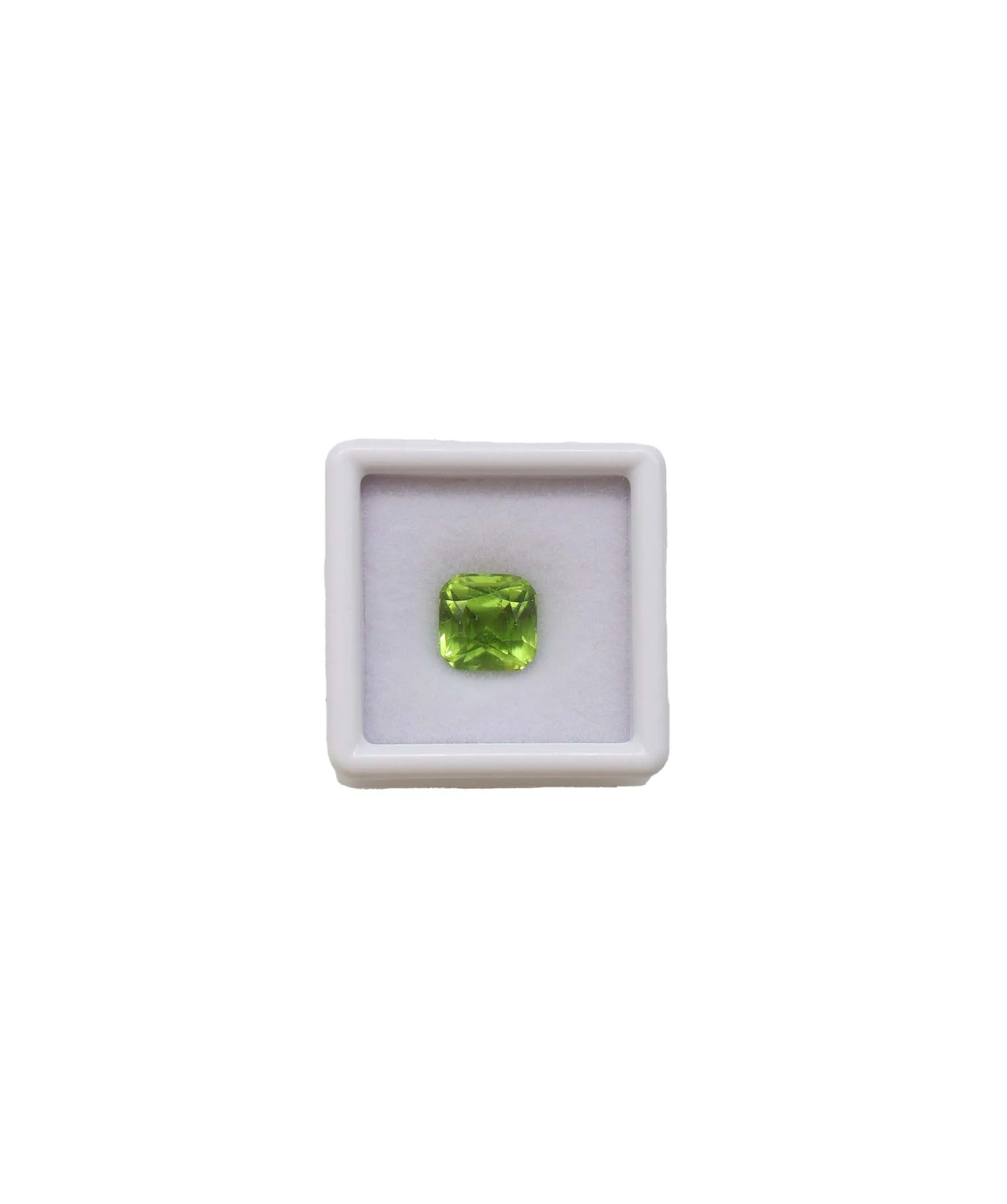 3.80ct Asscher cut PERIDOT  DXBD0005