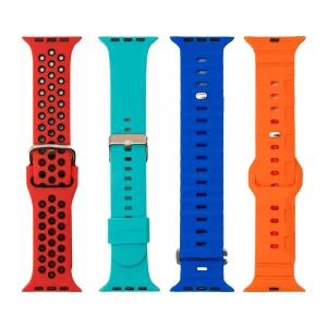 Apple Band - Silicone Vibrant Essentials - 4 Pack Bundle