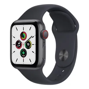 Apple Watch SE 40mm Aluminium Case GPS   Cellular With Midnight Sport Band - Refurbished Grade B