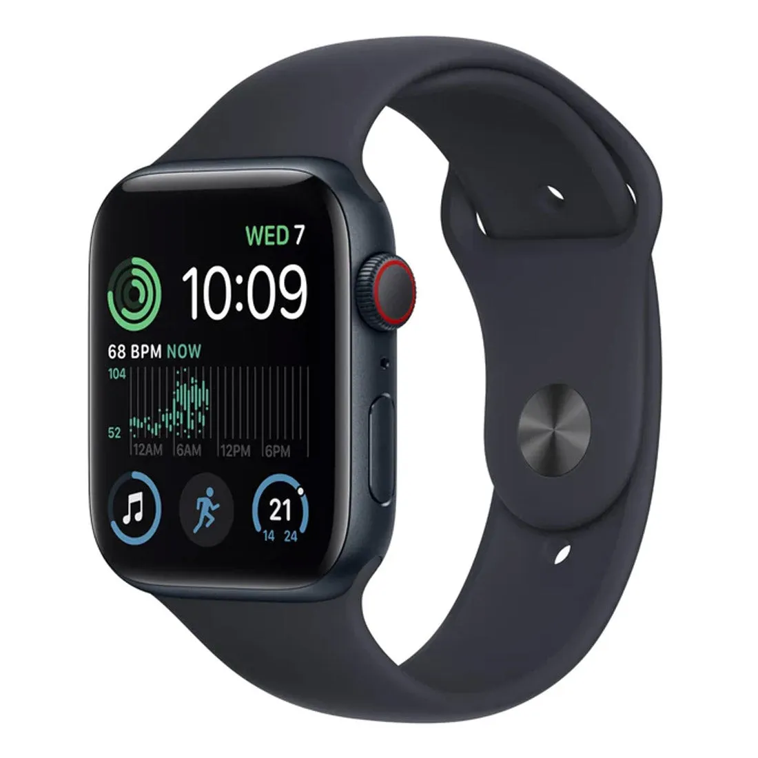 Apple Watch SE 40mm Aluminium Case GPS   Cellular With Midnight Sport Band - Refurbished Grade B