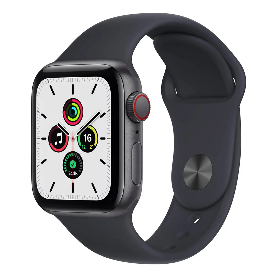 Apple Watch SE 40mm Aluminium Case GPS   Cellular With Midnight Sport Band - Refurbished Grade B