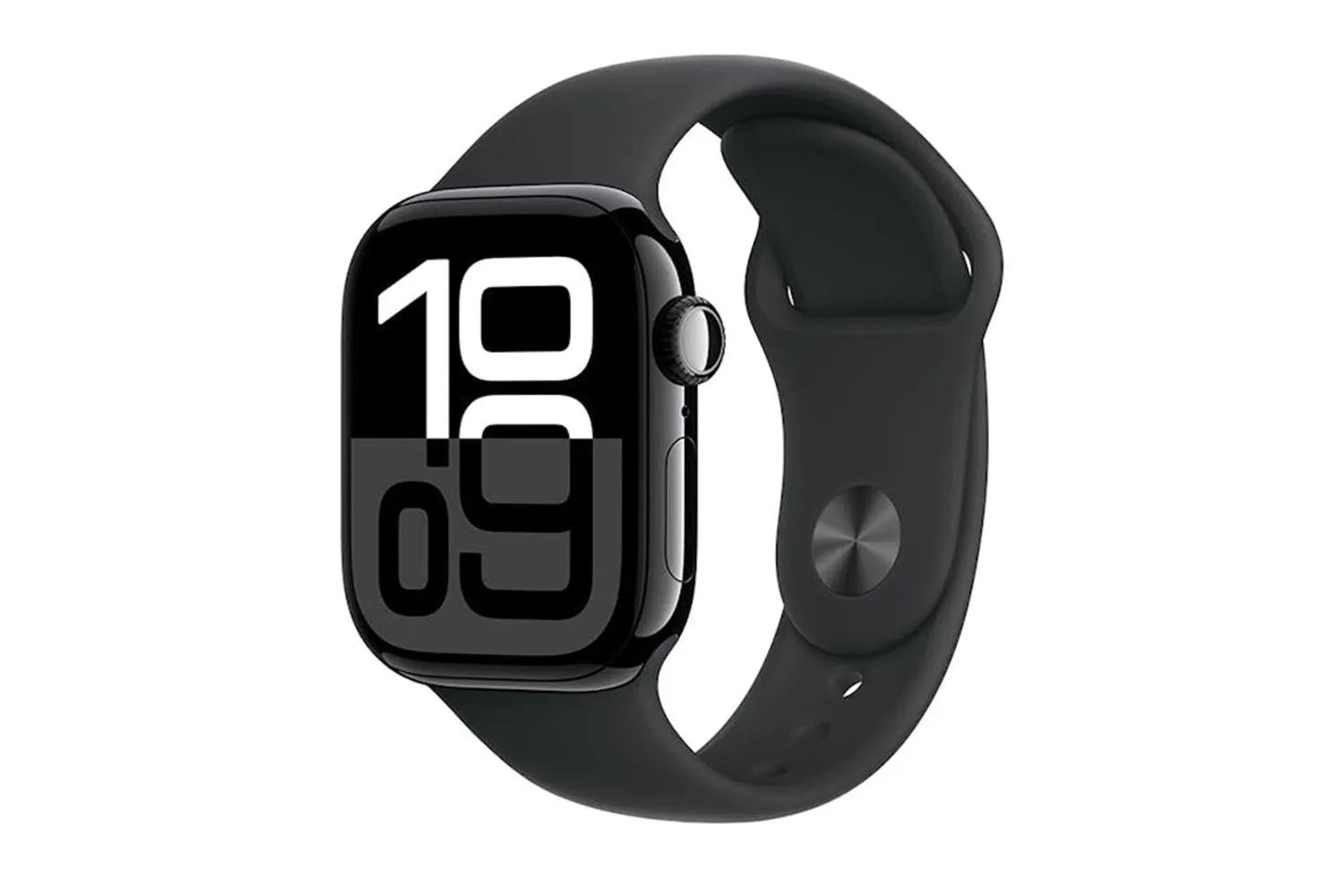 Apple Watch Series 10 | 46mm | Jet Black Aluminium Case Black Sport Band M/L