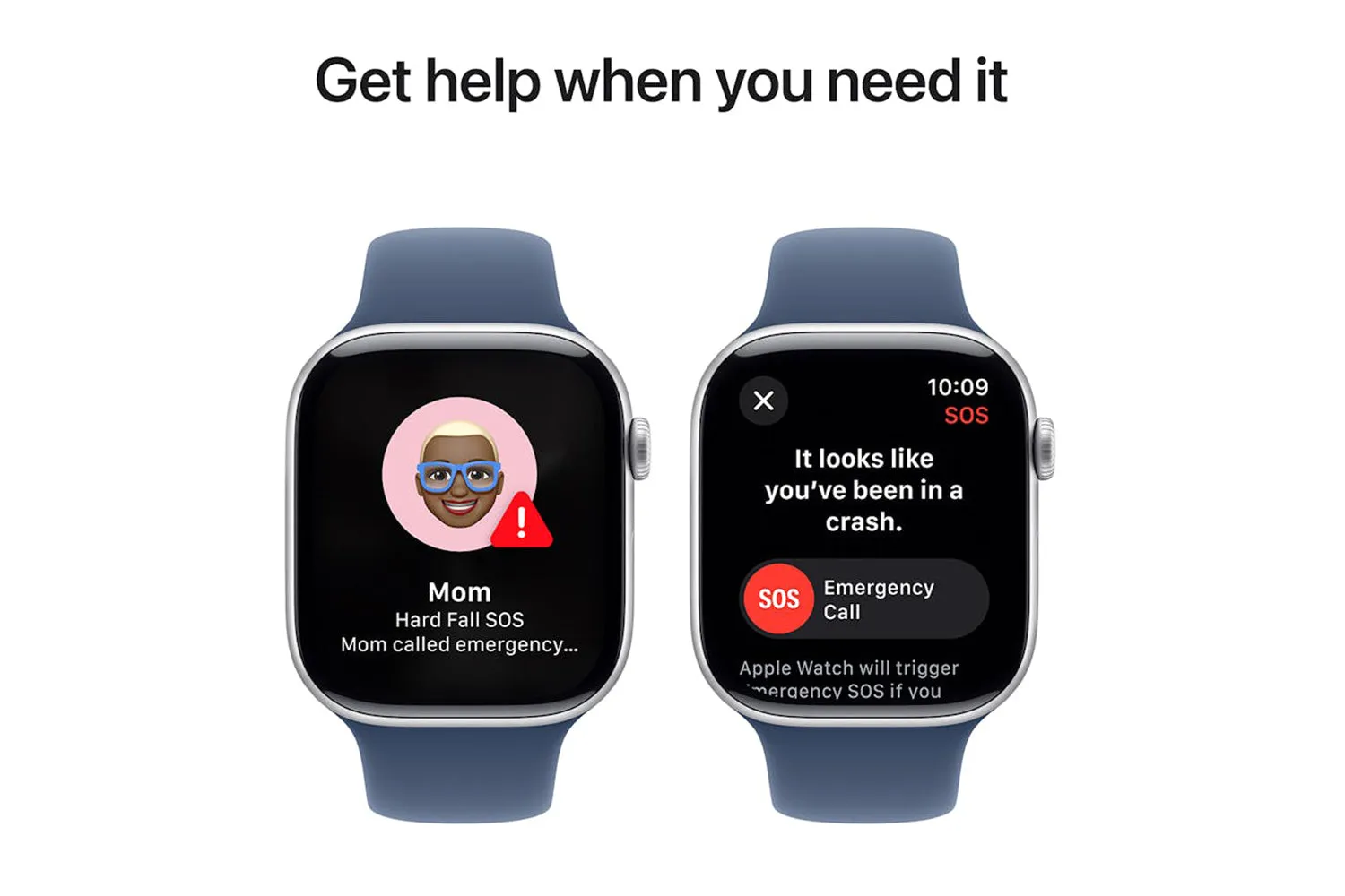 Apple Watch Series 10 GPS   Cellular | 46mm | Silver Aluminium Case with Denim Sport Band M/L