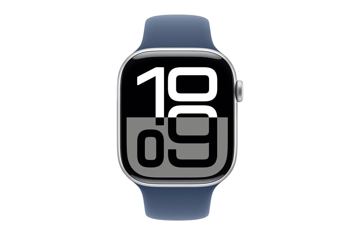 Apple Watch Series 10 GPS   Cellular | 46mm | Silver Aluminium Case with Denim Sport Band M/L