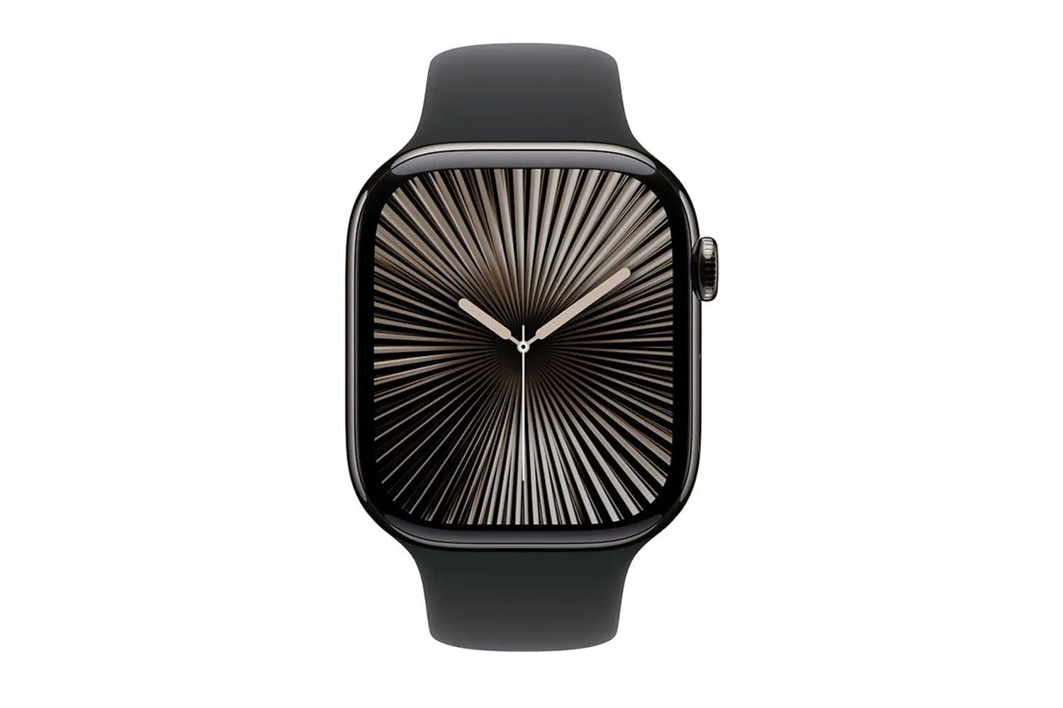 Apple Watch Series 10 GPS   Cellular | 46mm | Slate Titanium Case with Black Sport Band M/L