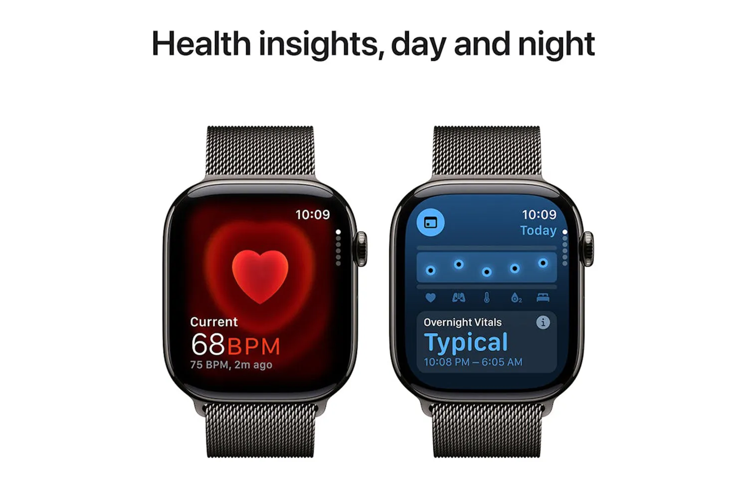 Apple Watch Series 10 GPS   Cellular | 46mm | Slate Titanium Case with Slate Milanese Loop S/M