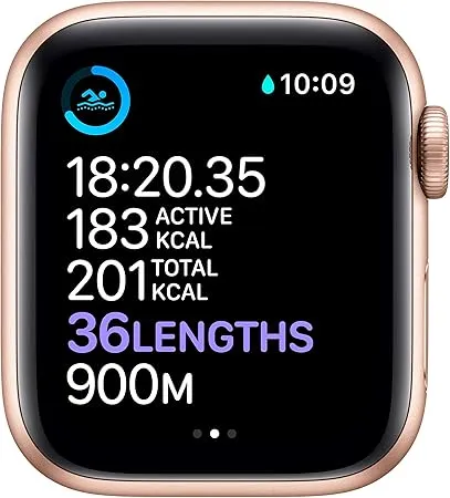 Apple Watch Series 6 GPS, 40mm Aluminium Case with Pink Sport Band (Refurbished Grade A)