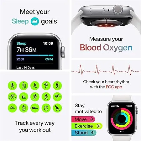 Apple Watch Series 6 GPS, 40mm Aluminium Case with Pink Sport Band (Refurbished Grade A)