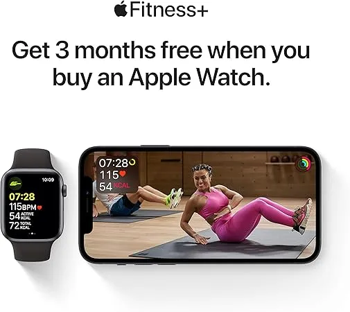 Apple Watch Series 6 GPS, 40mm Aluminium Case with Pink Sport Band (Refurbished Grade A)