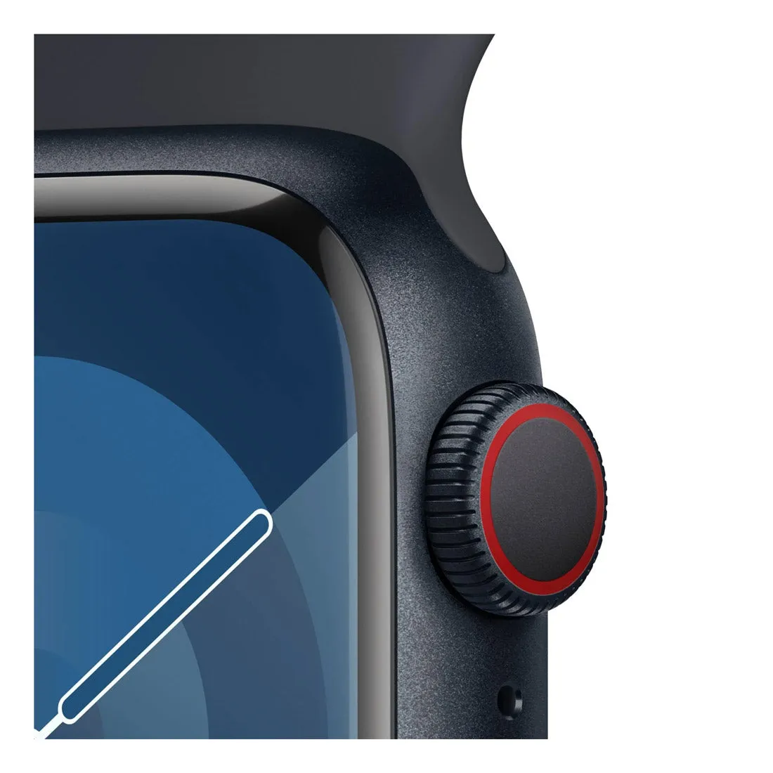 Apple Watch Series 9 41mm GPS   Cellular Midnight Aluminium Case w/ Midnight Sport Band - Pristine - Refurbished (AU Version)
