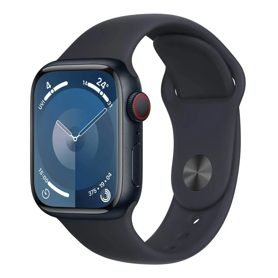 Apple Watch Series 9 41mm GPS   Cellular Midnight Aluminium Case w/ Midnight Sport Band - Pristine - Refurbished (AU Version)