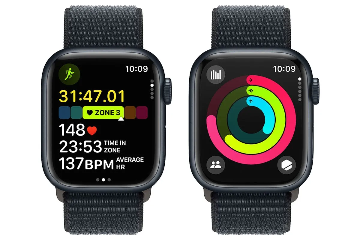Apple Watch Series 9 | 41mm | Midnight Aluminium Midnight Sport Loop