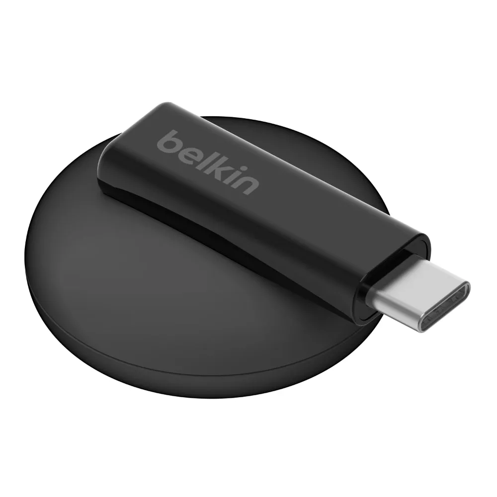 BELKIN Wireless Charger Apple Watch Dongle USB-C Fast Charging Black
