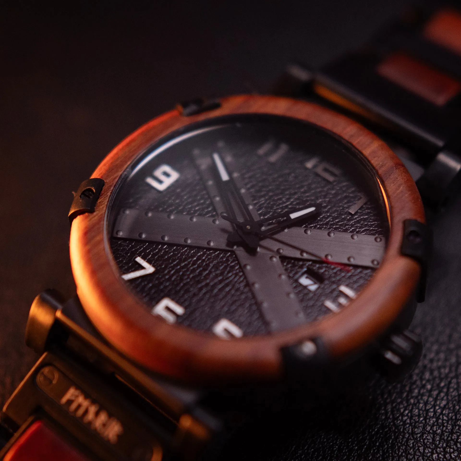 Bound In Chains - Handcrafted Wooden Watch