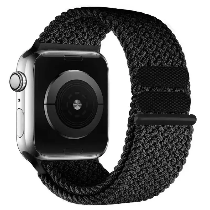 Braided Solo Loop For Apple watch Ultra band 49mm 45mm 41mm 44mm 40mm 42mm correa bracelet iWatch series 9 7 SE 8 6 5 4 3 strap