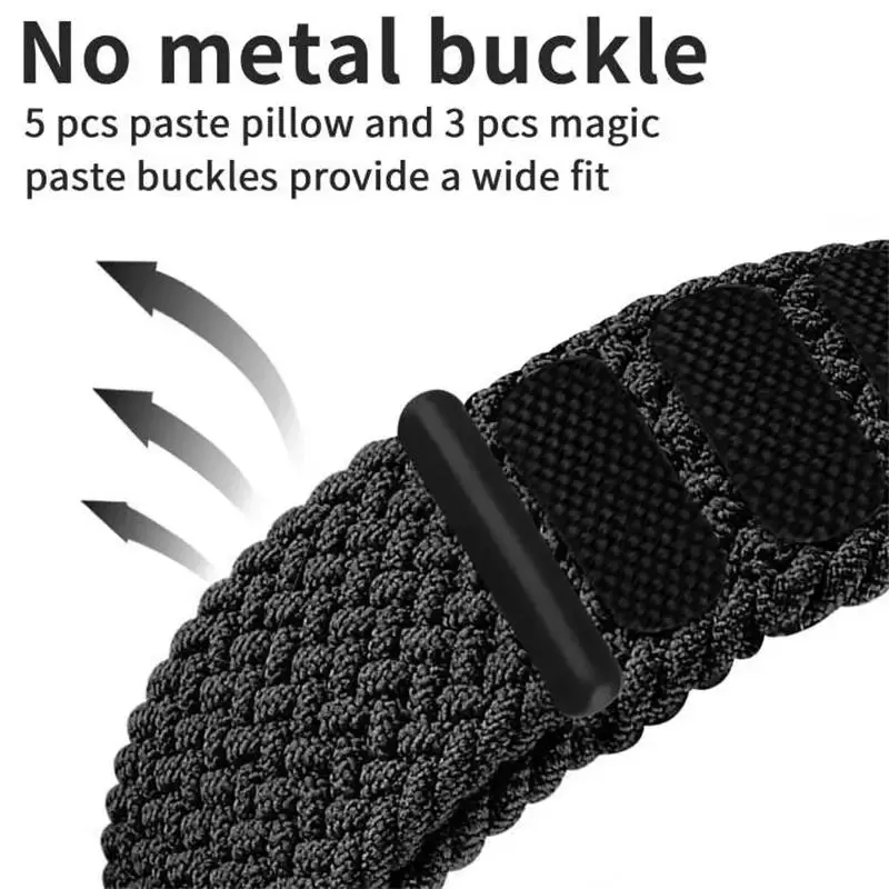 Braided Solo Loop For Apple watch Ultra band 49mm 45mm 41mm 44mm 40mm 42mm correa bracelet iWatch series 9 7 SE 8 6 5 4 3 strap