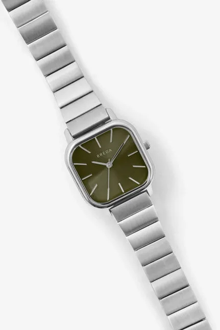 BREDA 'Esther' 1735a Silver and Metal Bracelet Watch