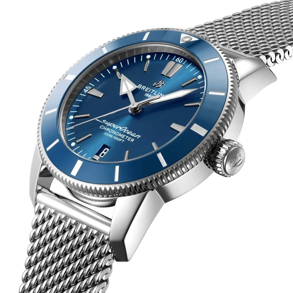 Breitling Superocean Heritage B20 44mm Blue Dial Automatic Gents Watch AB2030161C1A1