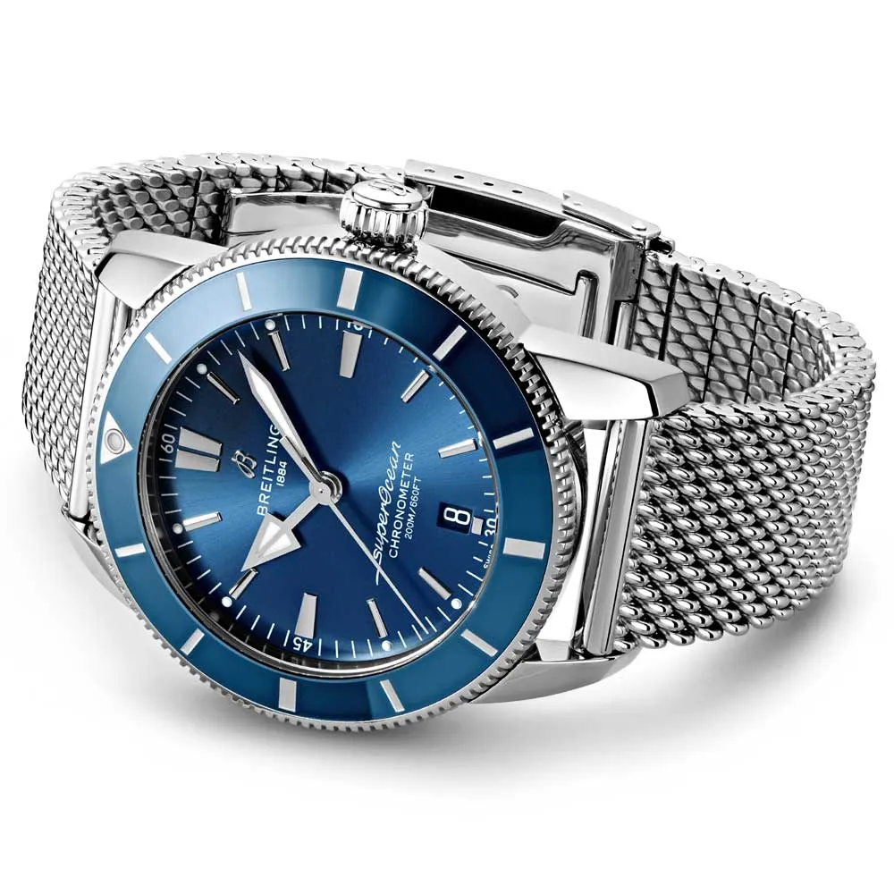 Breitling Superocean Heritage B20 44mm Blue Dial Automatic Gents Watch AB2030161C1A1