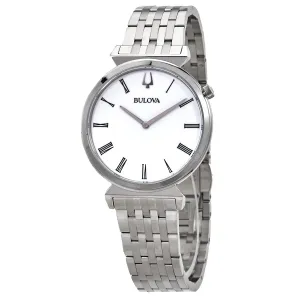Bulova Classic Regatta Quartz White Dial Men's Watch 96A232