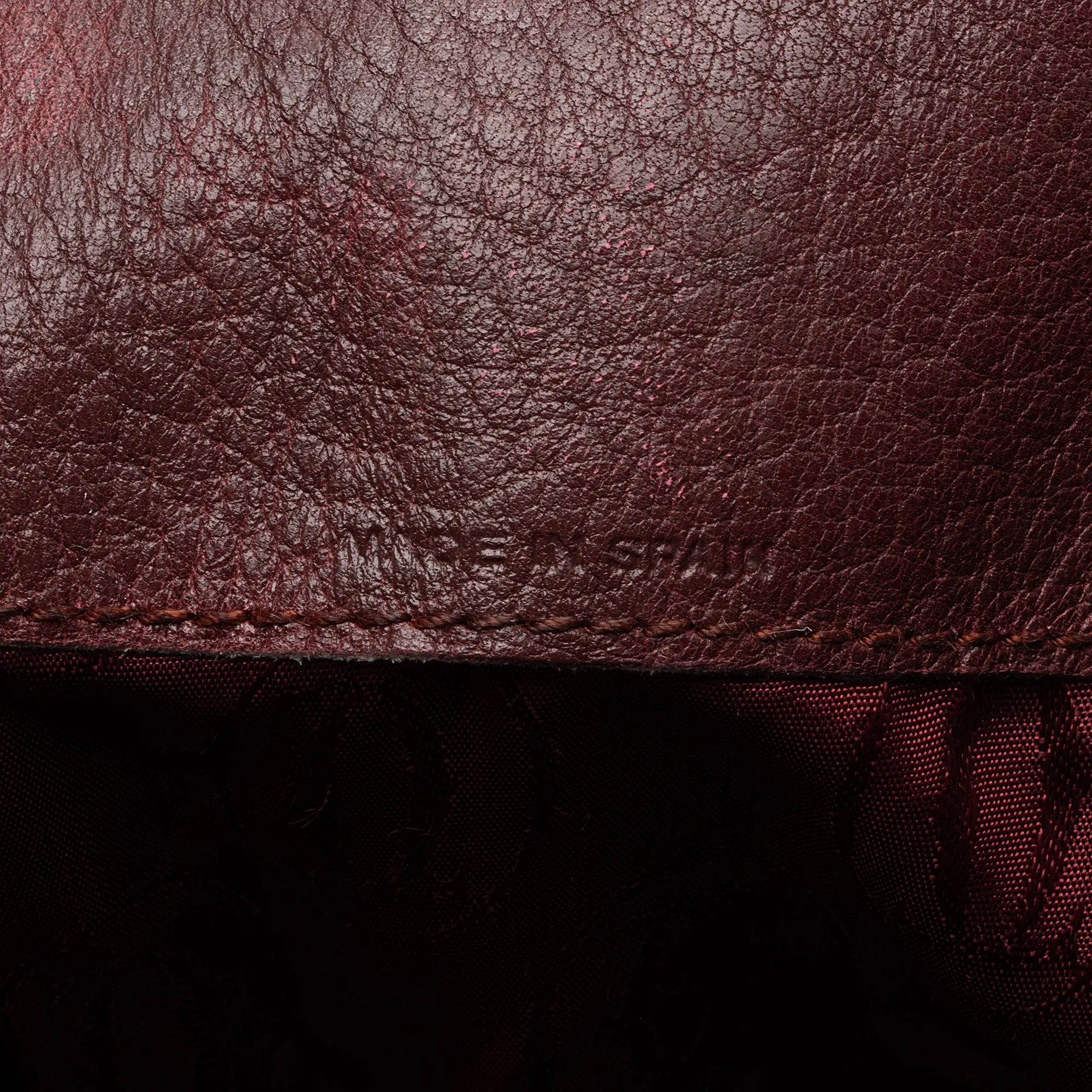 Cartier Vintage Leather Drawstring Bucket Bag (SHF-cB81do)