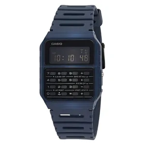 Casio Unisex Blue Resin Band Digital Quartz Watch - CA-53WF-2BDF