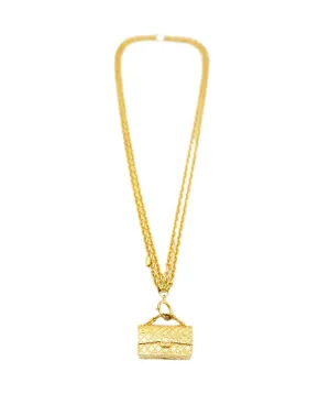 Chanel gold classic flap necklace /belt - coming by itself  - AJC0734