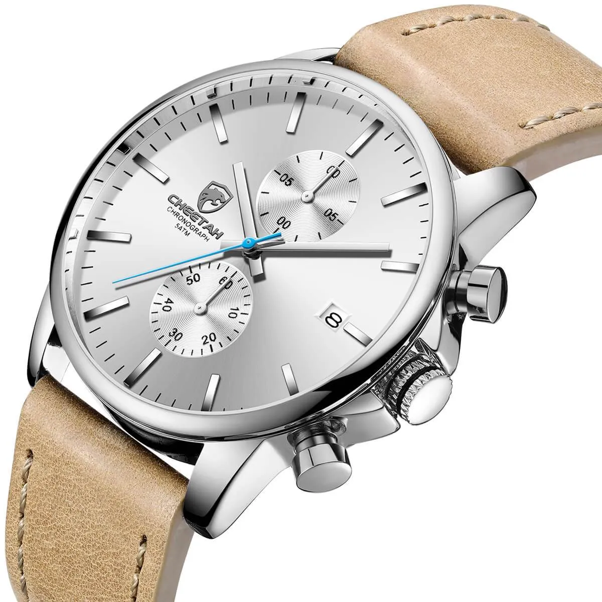 CHEETAH CH1604 ARISTO Y1 - Men's Brown Leather Chronograph Watch