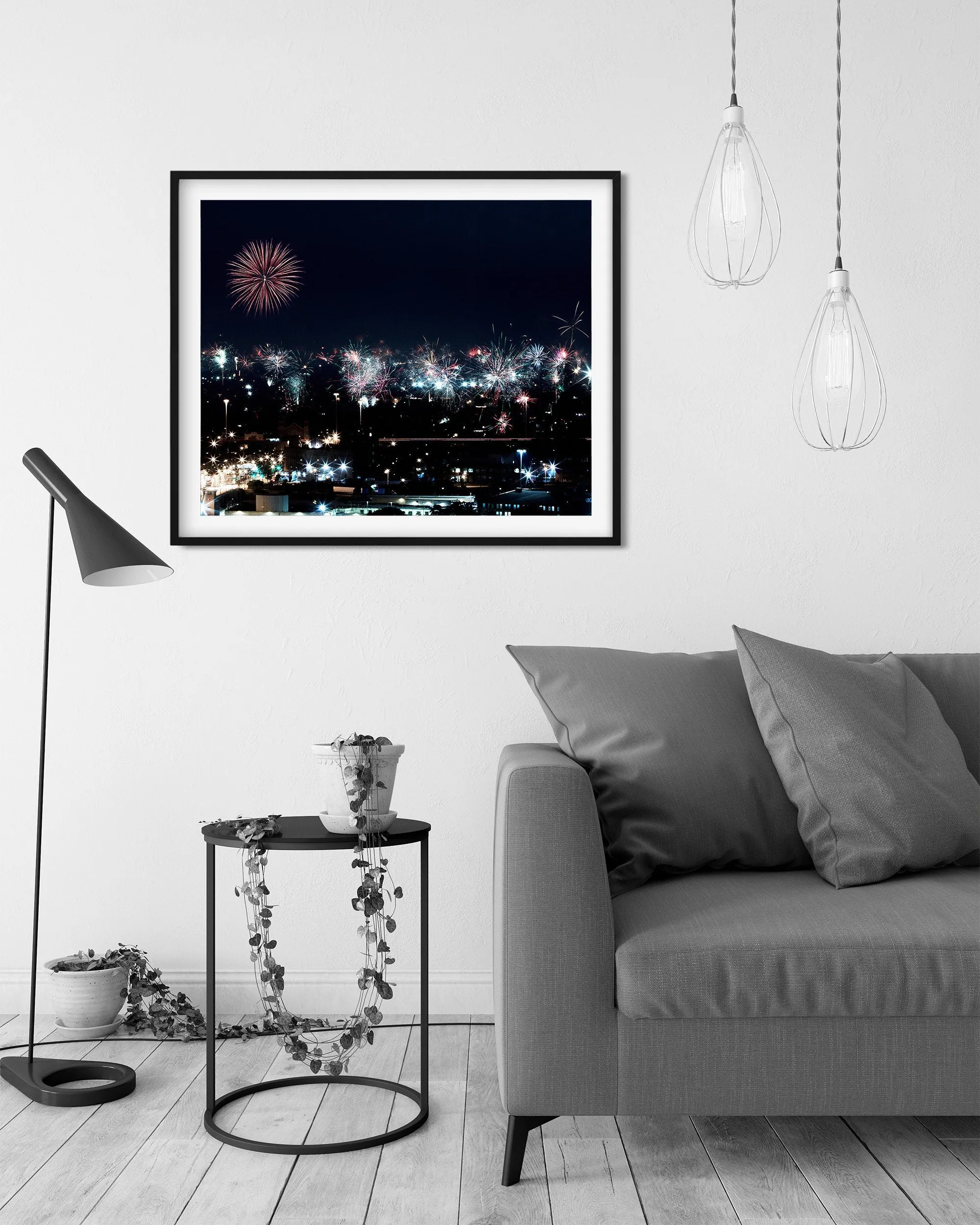 Chicago Fourth of July Fireworks, Chicago Illinois Photography Print