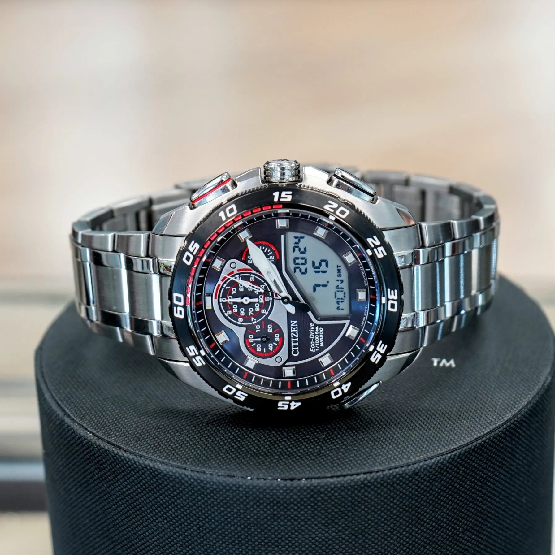 CITIZEN Promaster SST Watch Eco-Drive Chronograph Wristwatch Ref. JW0111-55E ALL Original, Box & Papers!