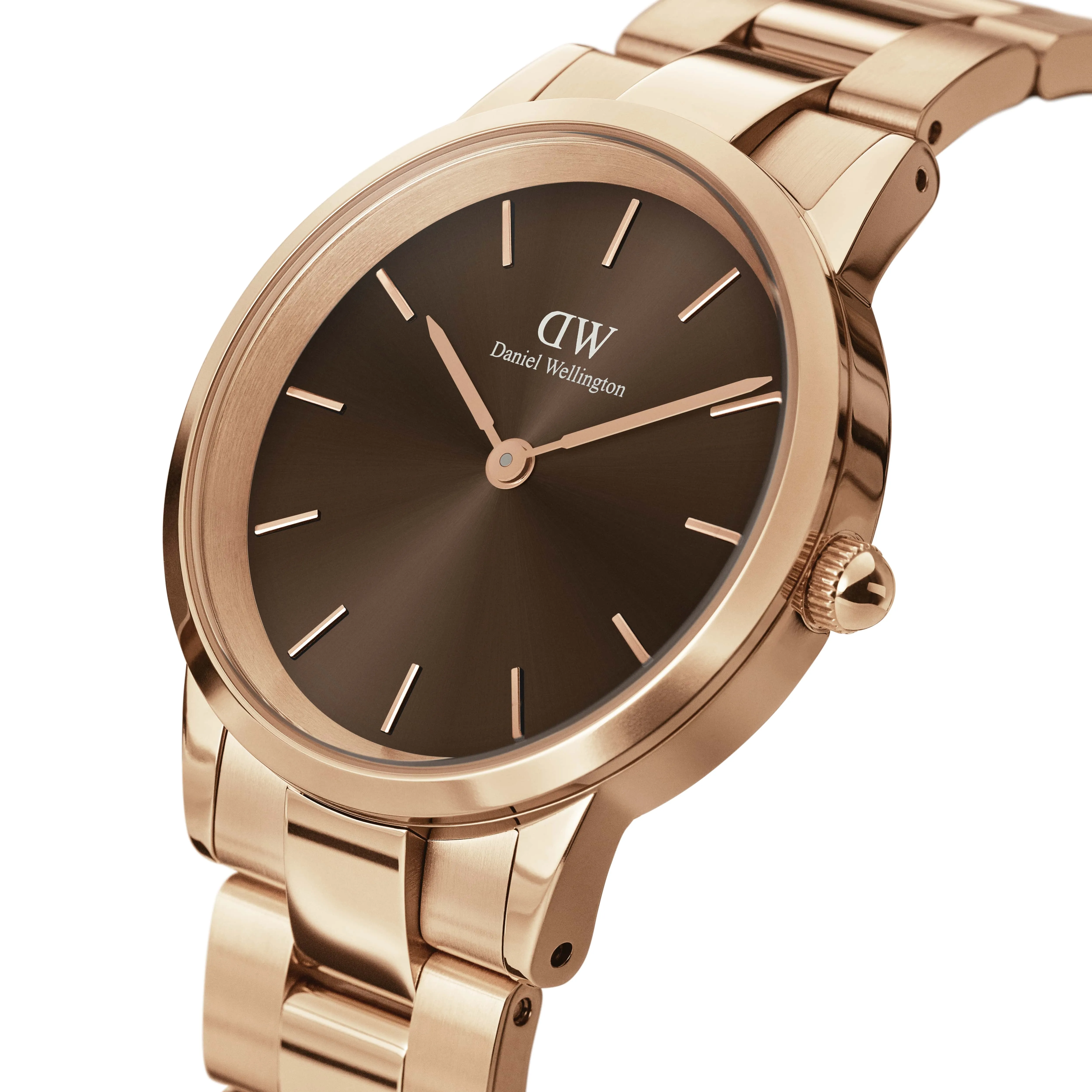 Daniel Wellington Iconic 40 mm Brown Dial Men Analogue Watch - DW00100460