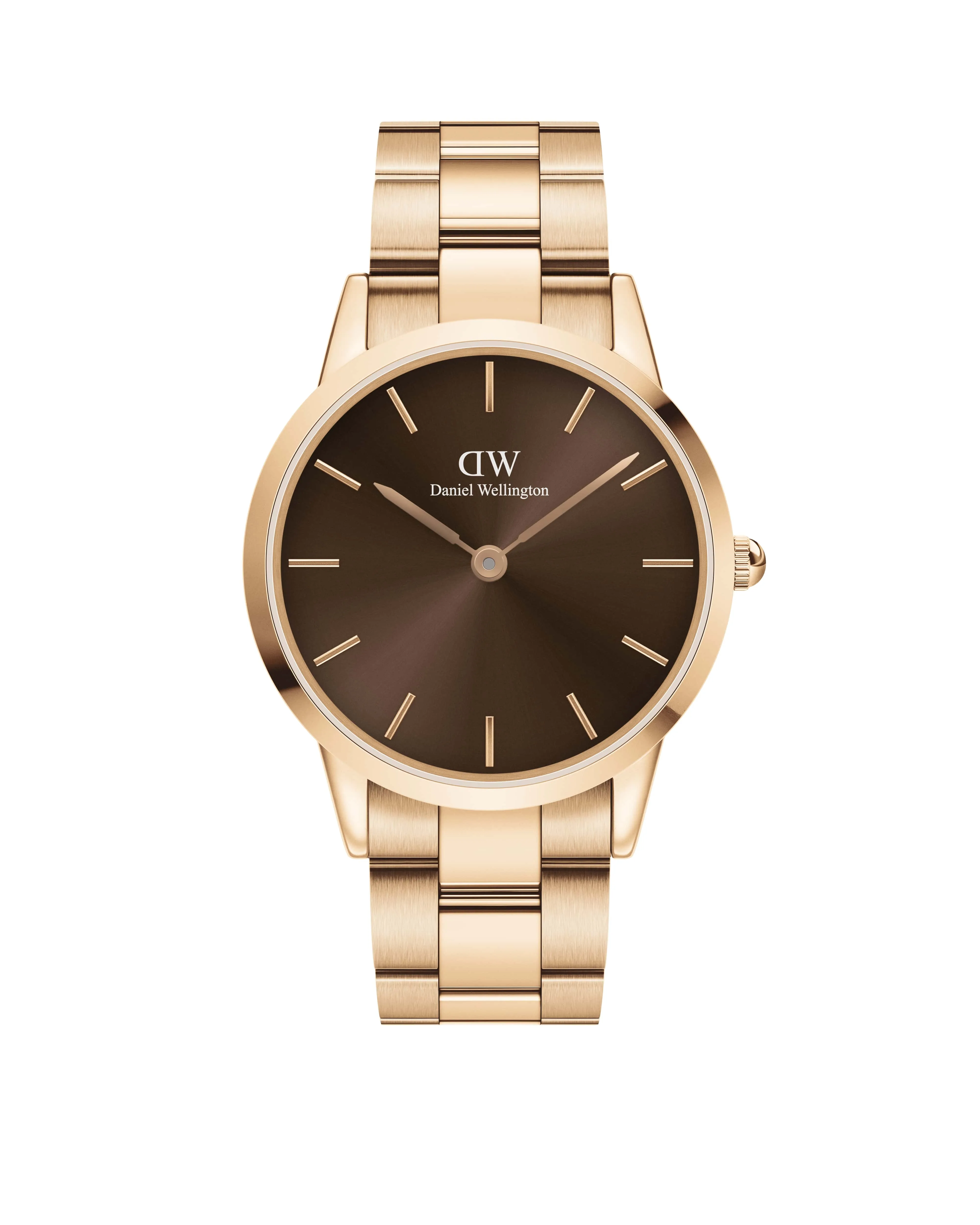 Daniel Wellington Iconic 40 mm Brown Dial Men Analogue Watch - DW00100460
