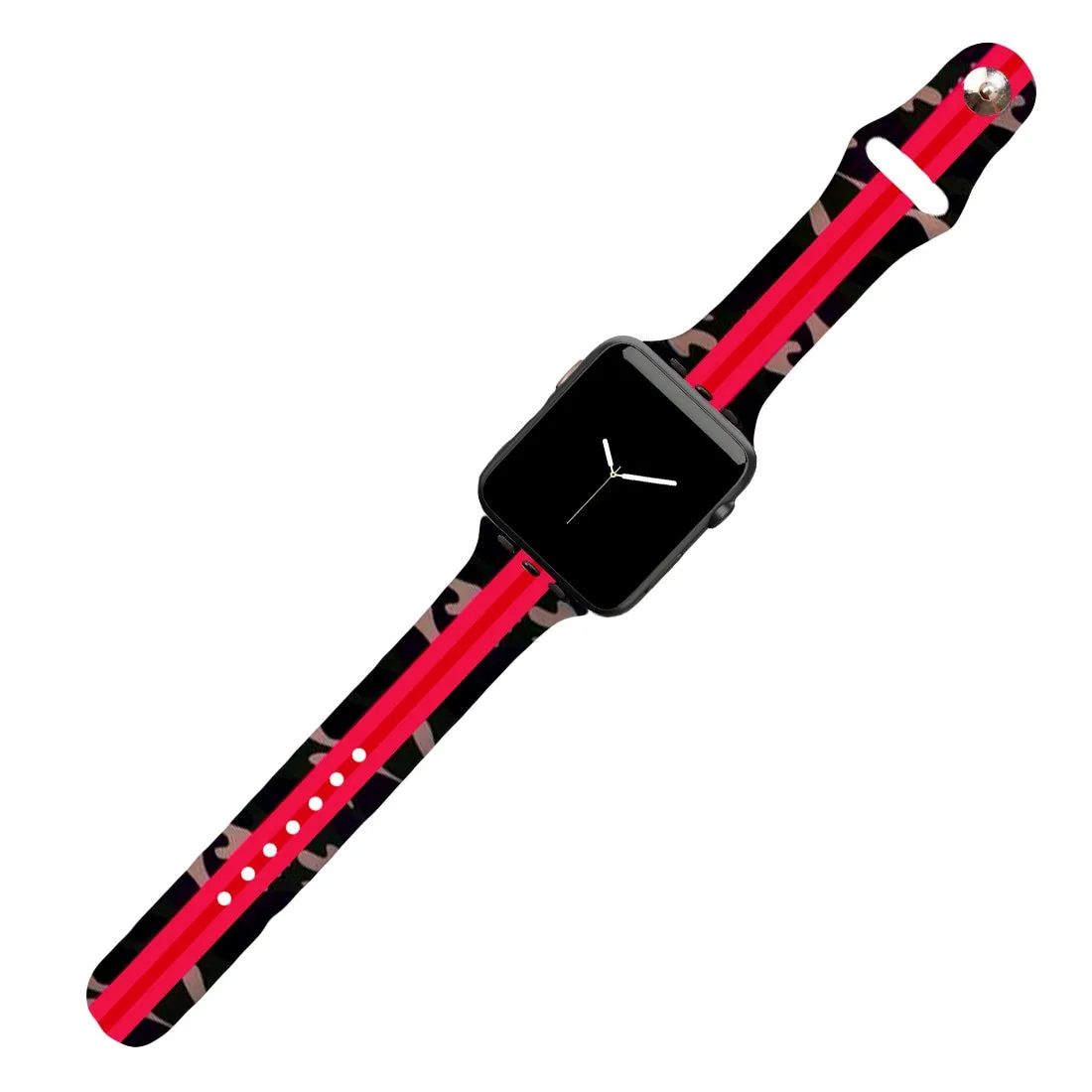 Designer Stripe Camo Watch Band