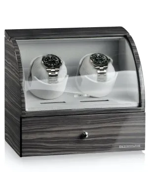 Designhuette Watch Winder Basel 2 LCD Dark Oak