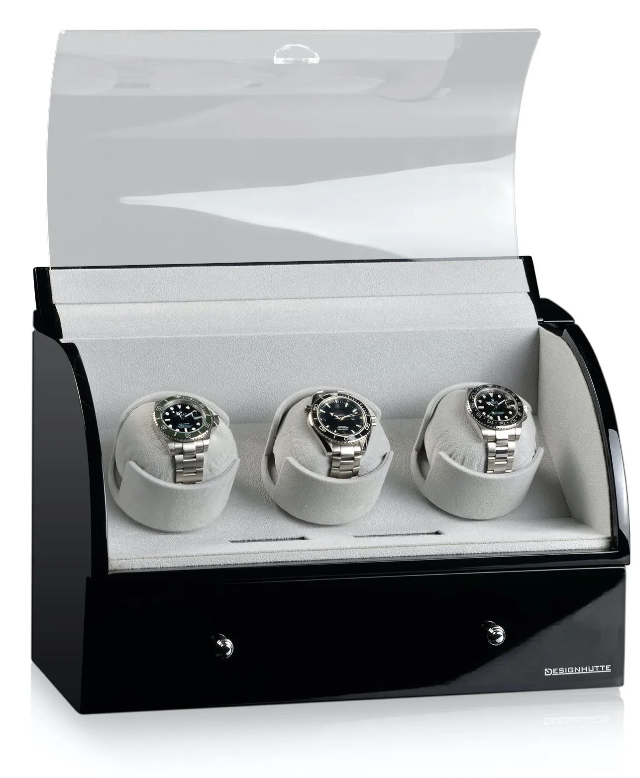 Designhuette Watch Winder Basel 3 Black