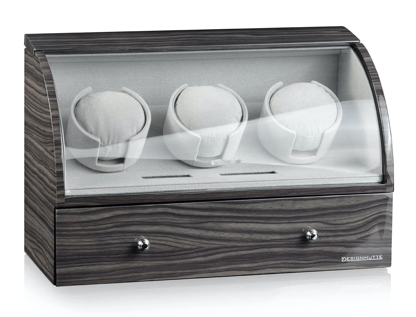 DH Watch Winder Basel 3 LCD Dark Oak