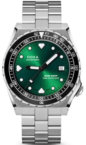 Doxa SUB 600T Sea Emerald Ceramic Bracelet