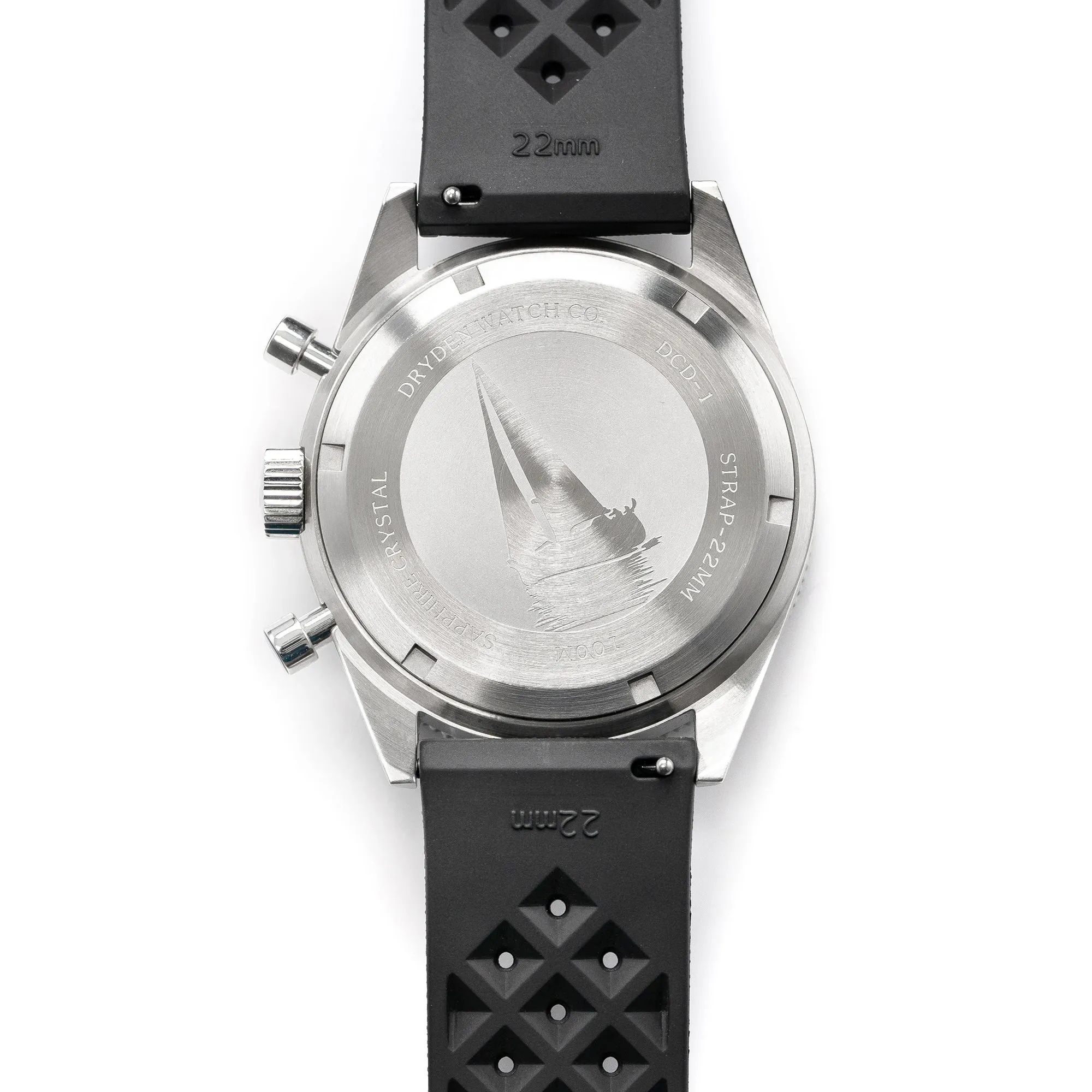 Dryden Chrono Diver Series 1 - Black Modern Reverse Panda