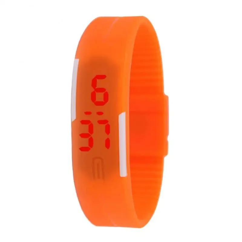 Electronic LED Digital Watch for Men Women Kids Stylish Silicone Bracelet