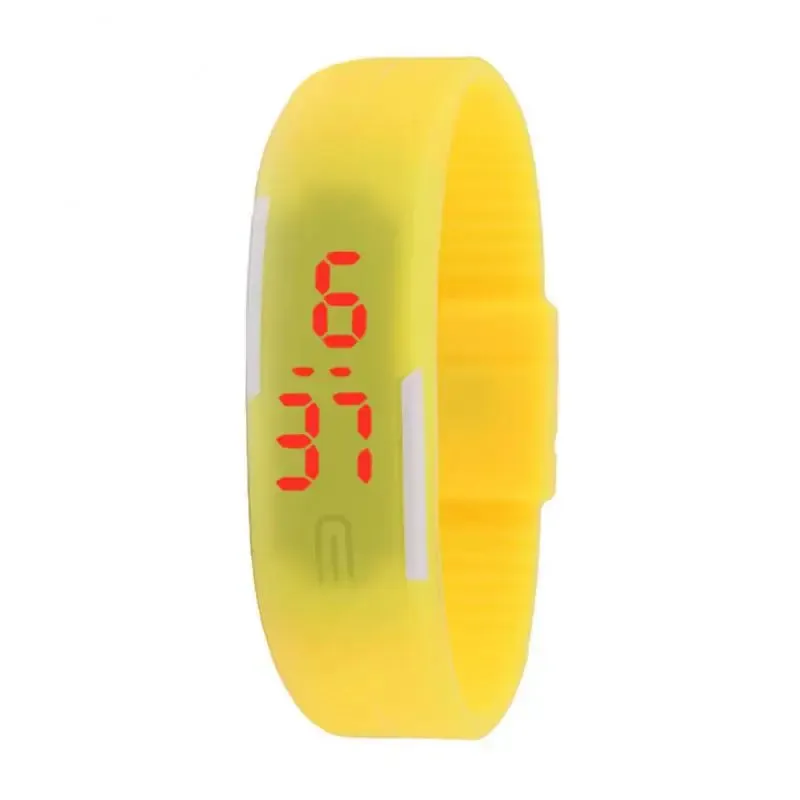 Electronic LED Digital Watch for Men Women Kids Stylish Silicone Bracelet