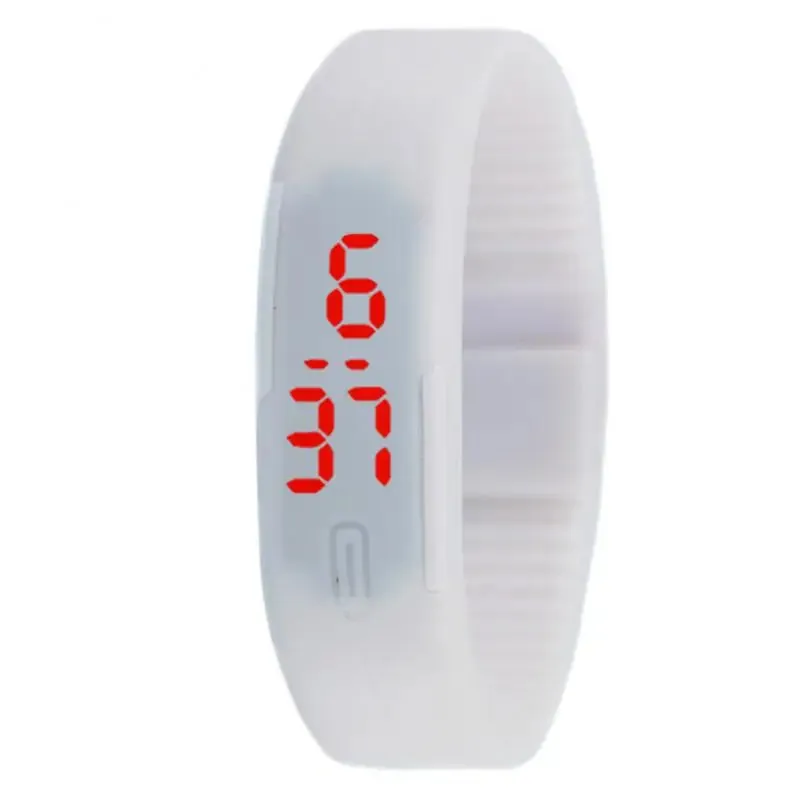Electronic LED Digital Watch for Men Women Kids Stylish Silicone Bracelet