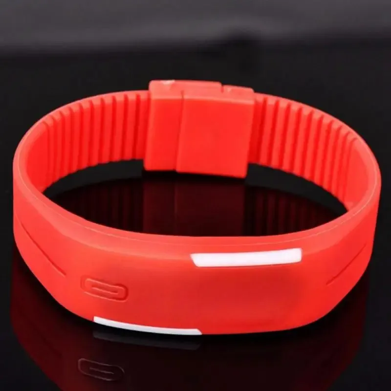 Electronic LED Digital Watch for Men Women Kids Stylish Silicone Bracelet