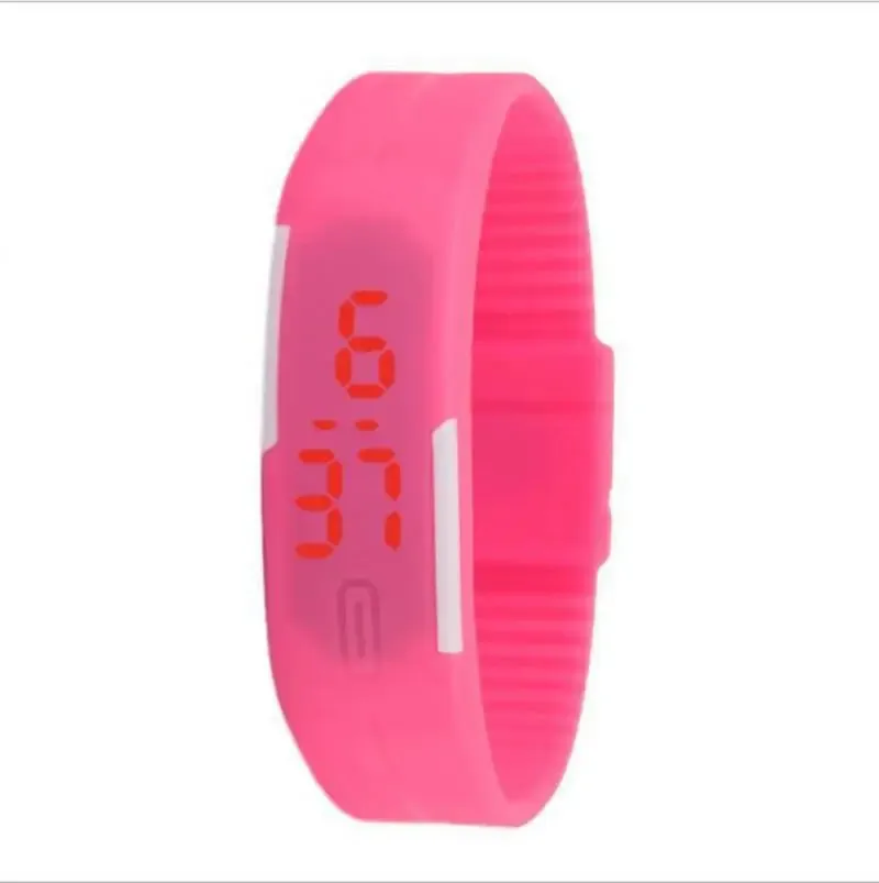 Electronic LED Digital Watch for Men Women Kids Stylish Silicone Bracelet